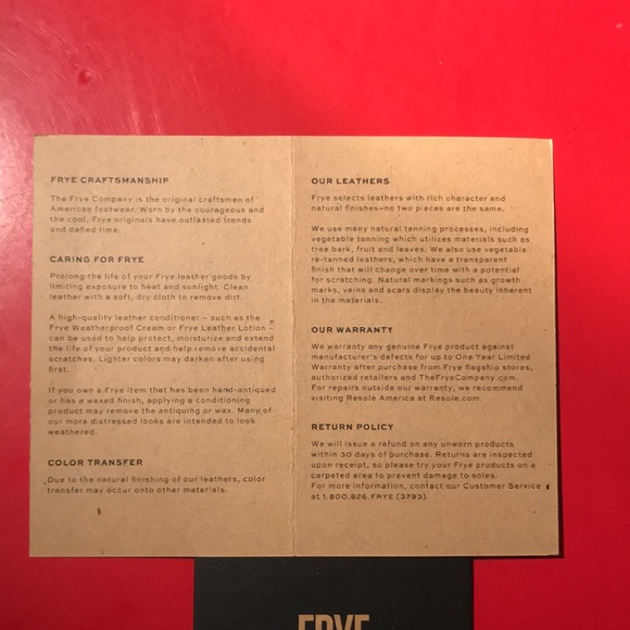 SOLD‼️ Frye Boots Parker Tan Leather Heeled Ankle Boot - Picture 8 of 9